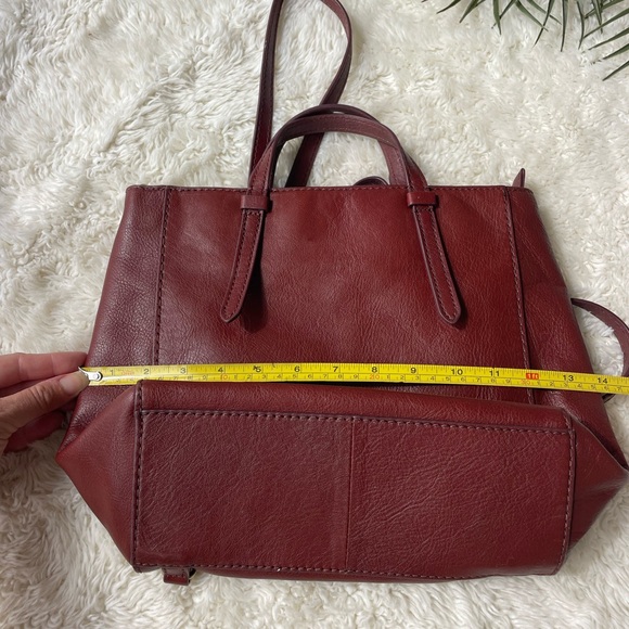 FOSSIL Leather multiway backpack handbag - Picture 13 of 16